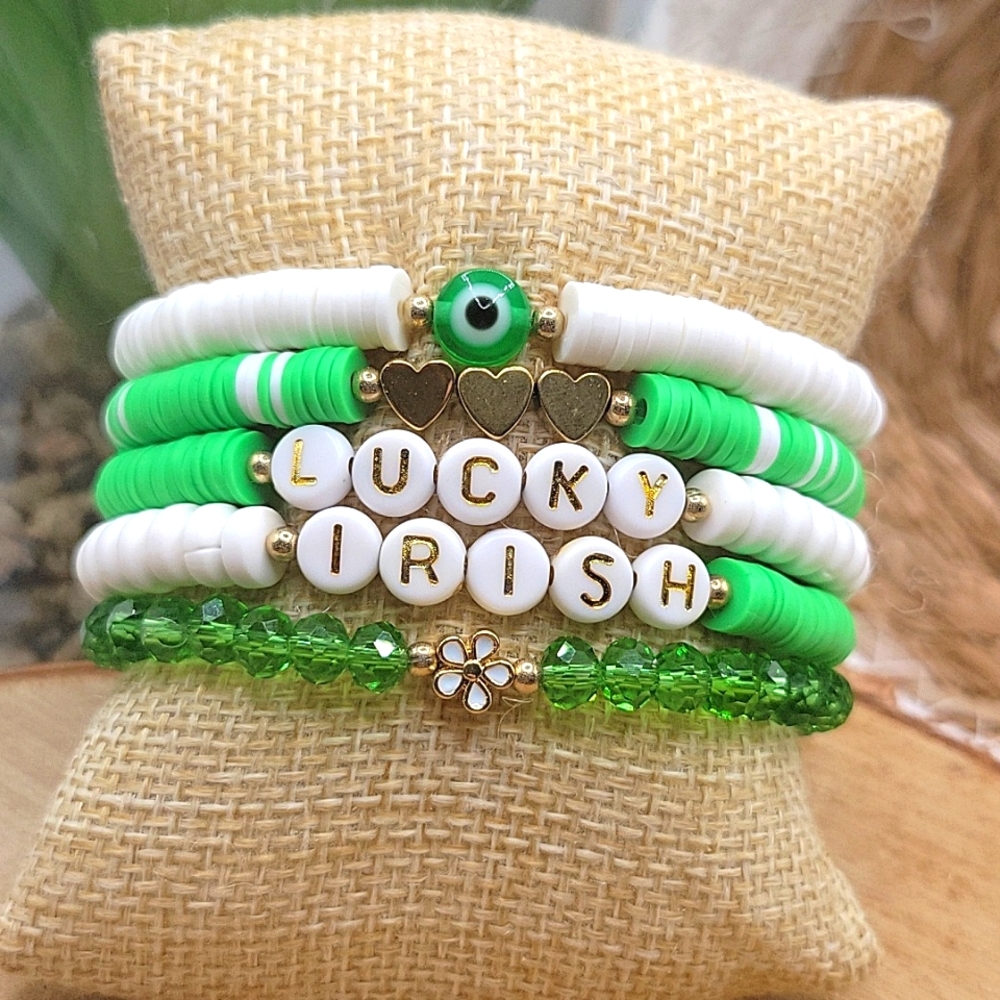 Green Bracelet set 5pc